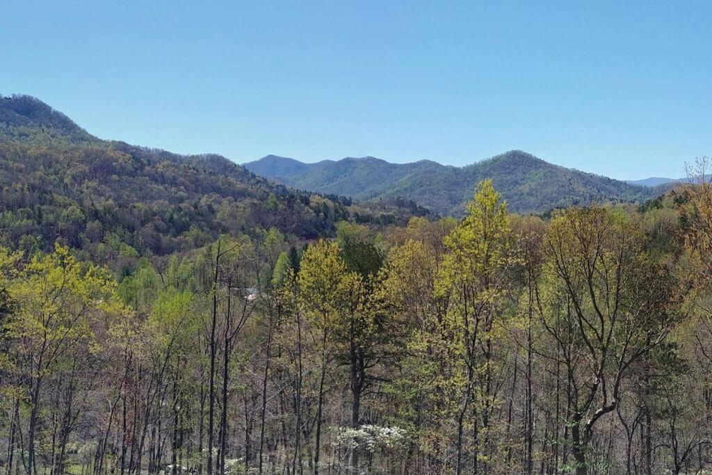 Peace Of Heaven ~ Modern Chic Cabin W/ Majestic Mountain Views Bryson City Exterior photo