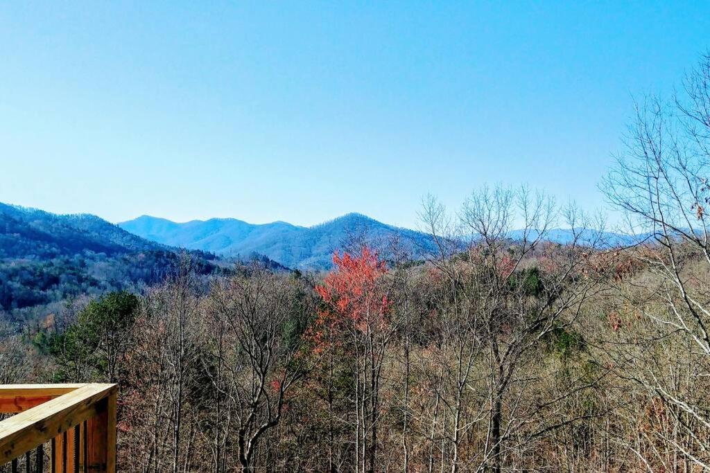 Peace Of Heaven ~ Modern Chic Cabin W/ Majestic Mountain Views Bryson City Exterior photo