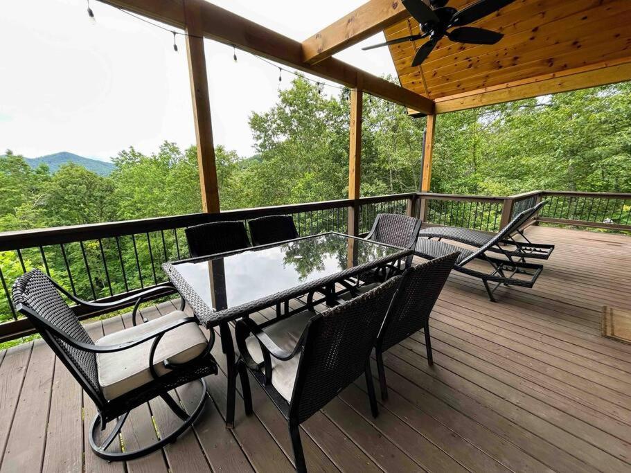 Peace Of Heaven ~ Modern Chic Cabin W/ Majestic Mountain Views Bryson City Exterior photo