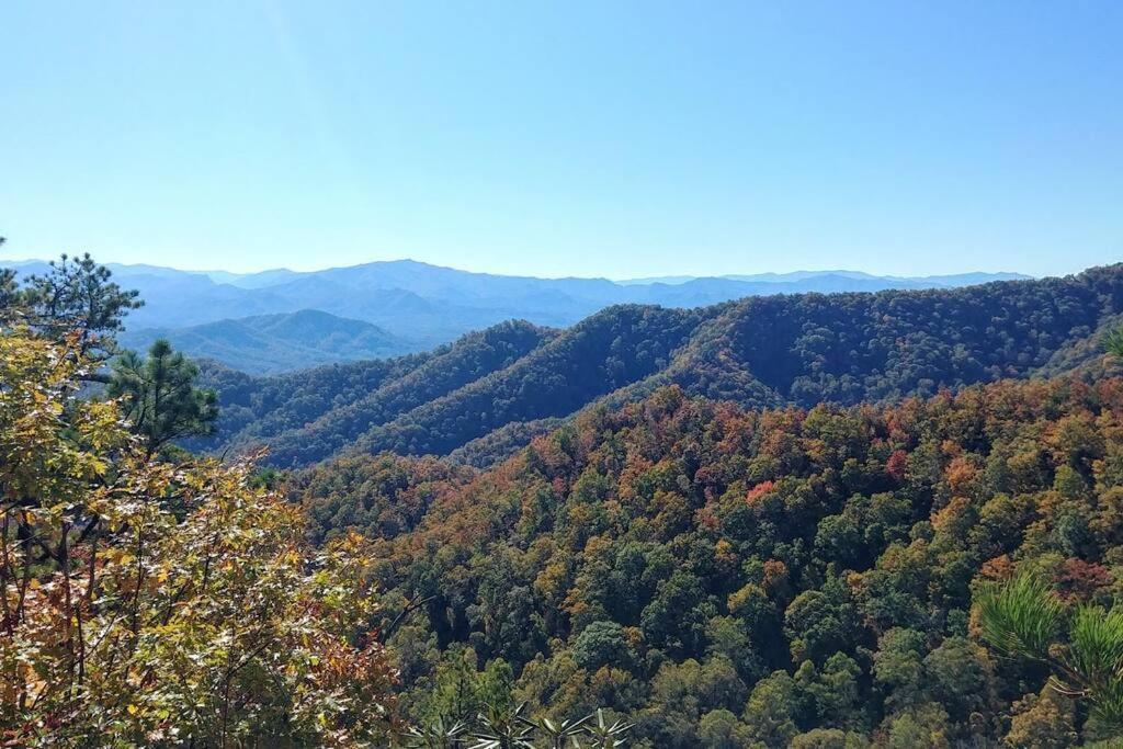 Peace Of Heaven ~ Modern Chic Cabin W/ Majestic Mountain Views Bryson City Exterior photo